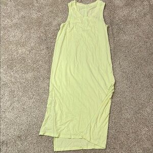 Lululemon Sleeveless lime Dress swim coverup